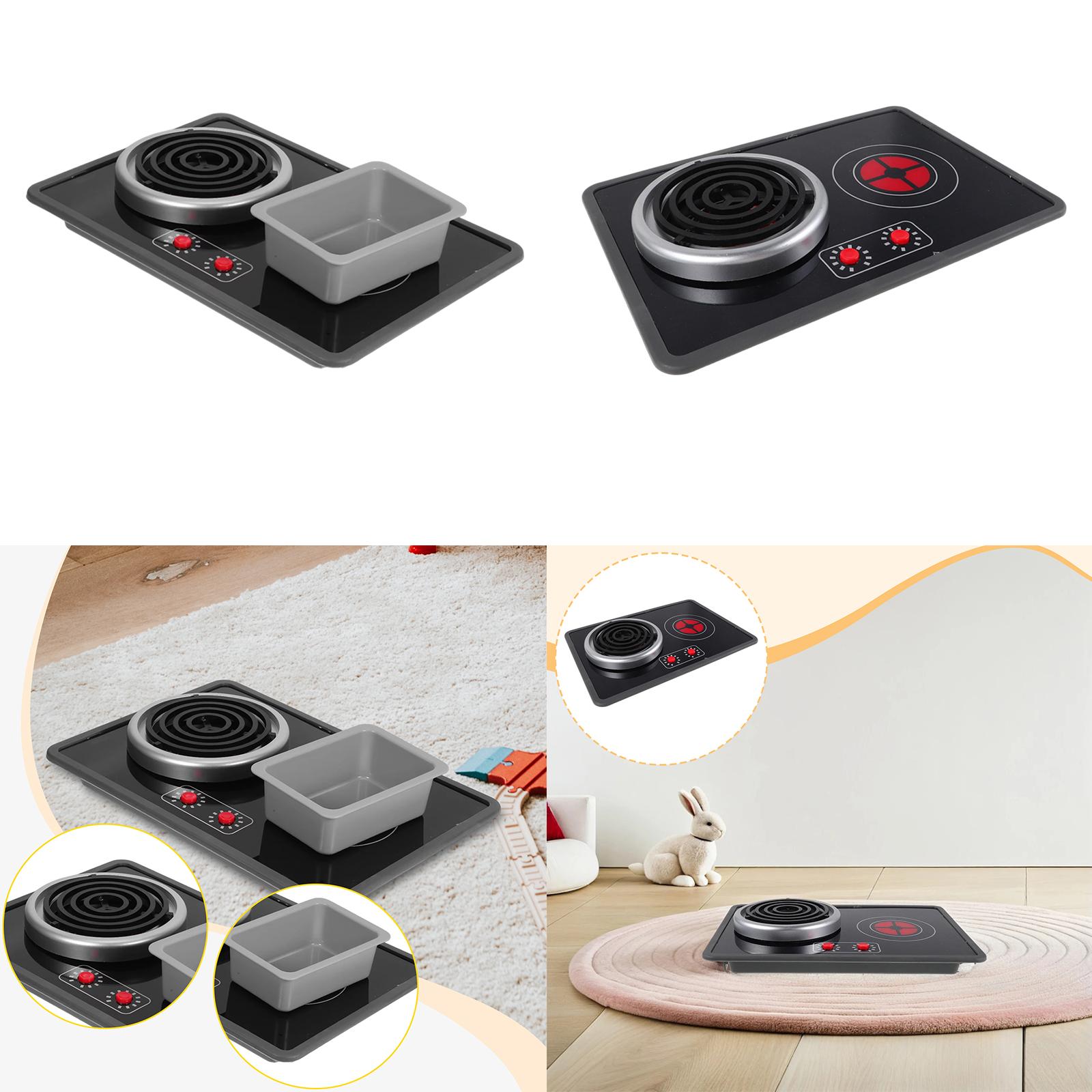 Kids Toys Kitchen Set - キッズキッチンおもちゃ ストーブおもちゃ ライトとサウンド付き、調理器具リアルなごっこ遊び学習おもちゃ ロールプレイ 子供、女の子、男の子向け
