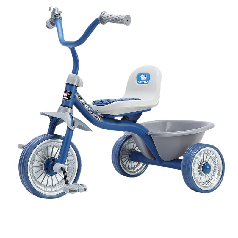 Kids Toys 3 Year Old - シンプルキッズ三輪車 1～6歳 男の子＆女の子用 ペダルカー バスケット付き 転倒防止安全フットレスト
