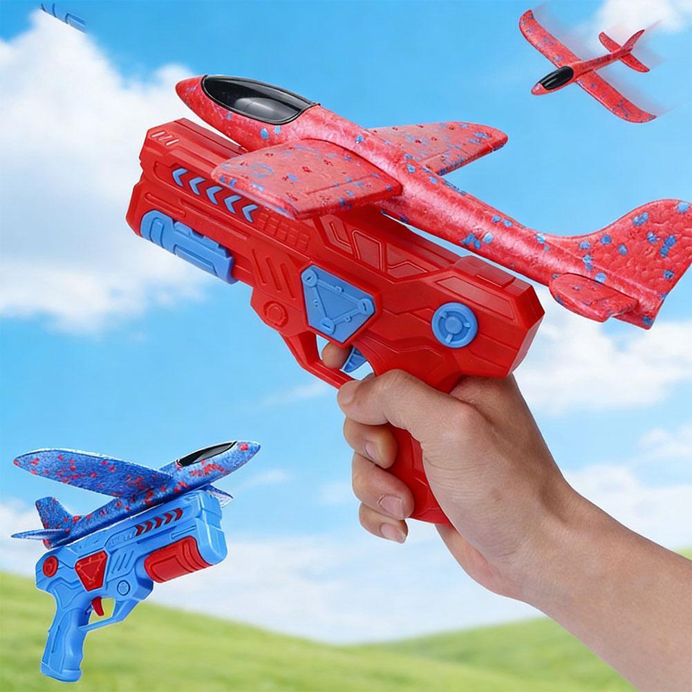 Catapult Launcher Toy - 光る泡の飛行機 10M ランチャー カタパルト グライダー 飛行機おもちゃ