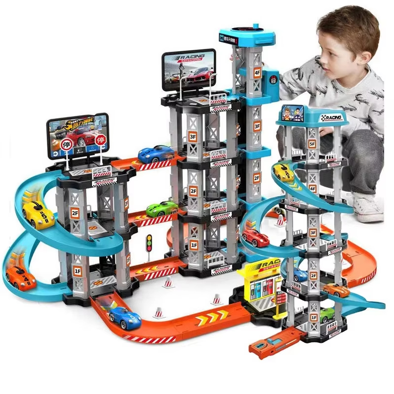 カーレーストラック ランプおもちゃ 子供用ガレージ カタパル - Catapult Launcher Toy のレビューと価格