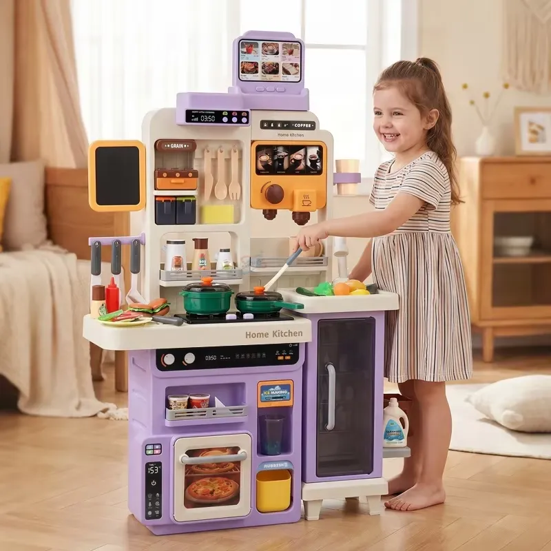 90cm大型ごっこ遊びキッチンセット（ライト、サウンド、シン - Kids Toys Kitchen Set のレビューと価格