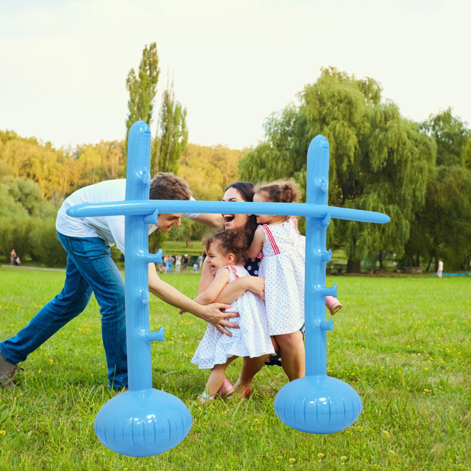 高さ調節可能なインフレータブルリムボポール、パーティー用ゲー - Kids Yard Toys のレビューと価格