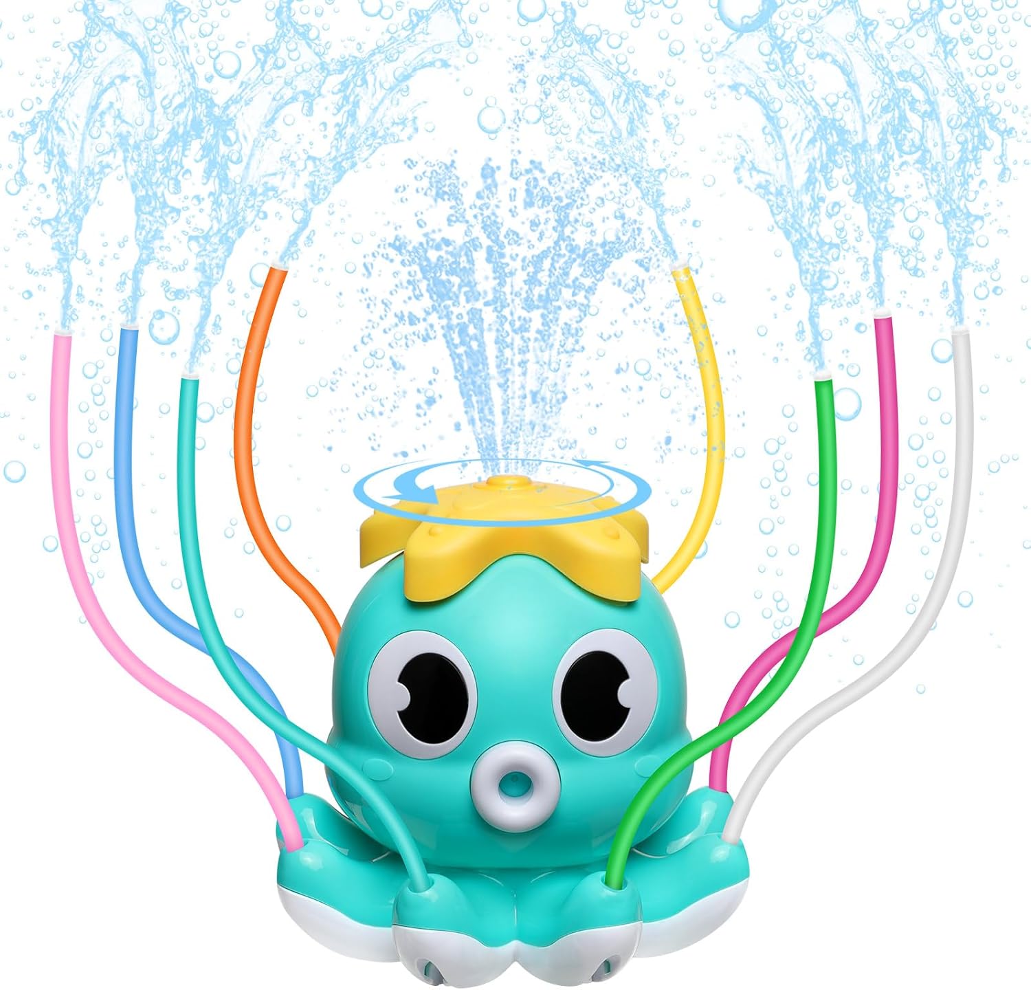タコ型スプリンクラー 水遊び 屋外おもちゃ 裏庭 ガーデン  - Kids Yard Toys のレビューと価格