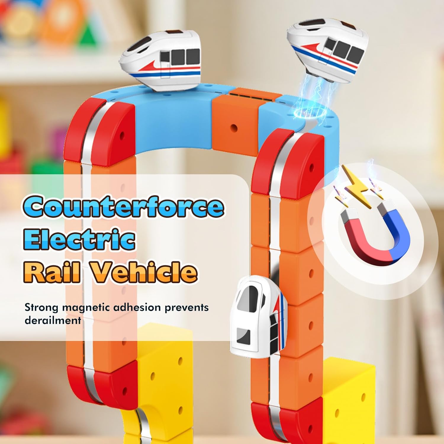 子供向け電磁浮上列車セット - 反重力DIY組み立て式磁気ト - Kids Toys 3 Year Old のレビューと価格