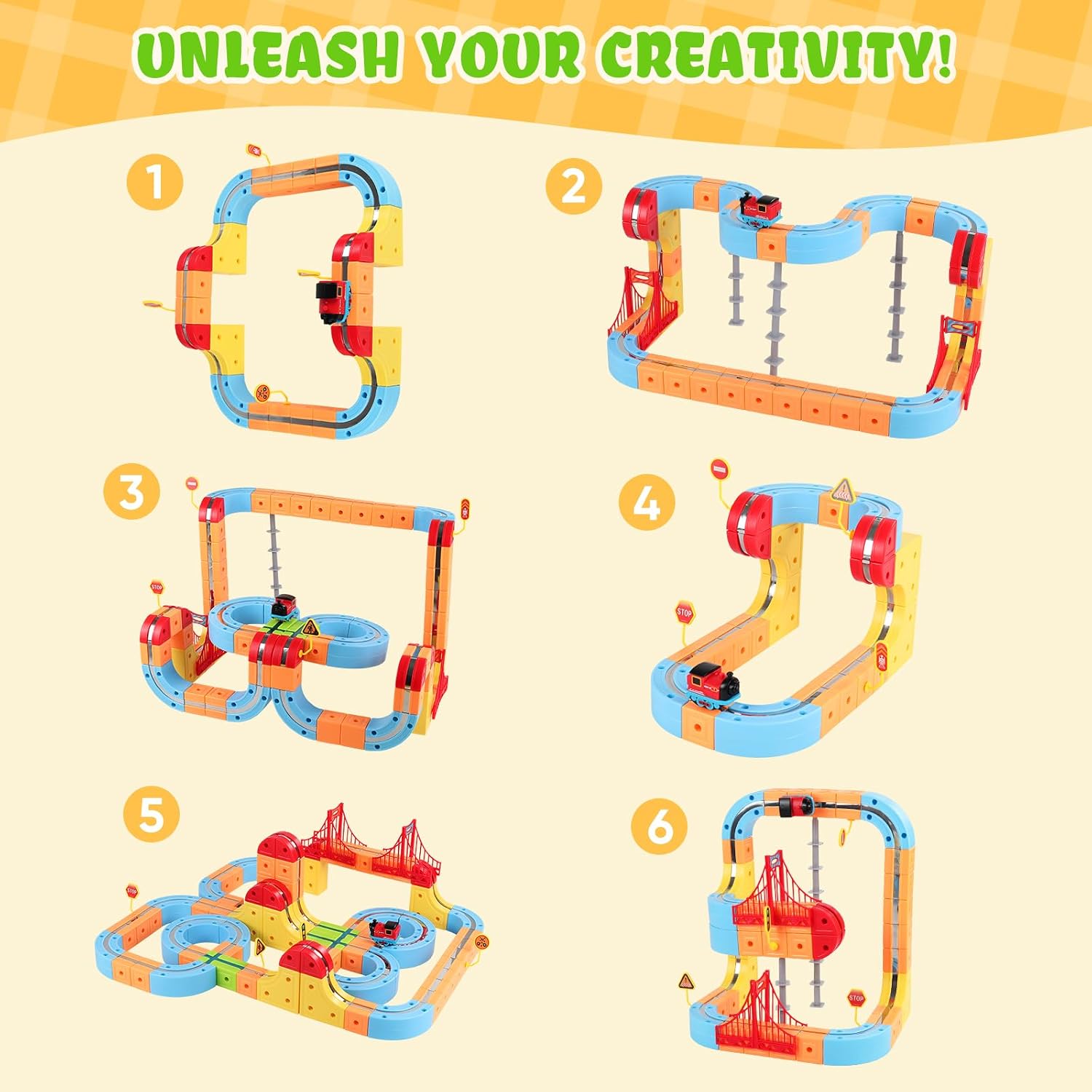 子供向け電磁浮上列車セット - 反重力DIY組み立て式磁気ト - Kids Toys 3 Year Old のレビューと価格