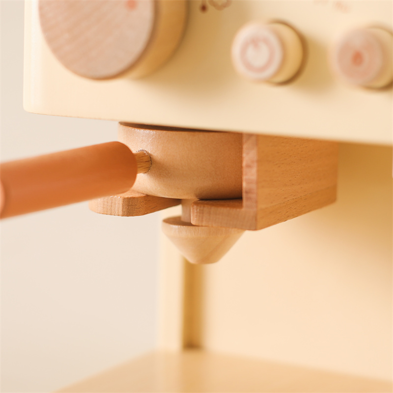 子供木製モンテッソーリおもちゃセット子供コーヒーマシンキッチ - Kids Toys Kitchen Set のレビューと価格